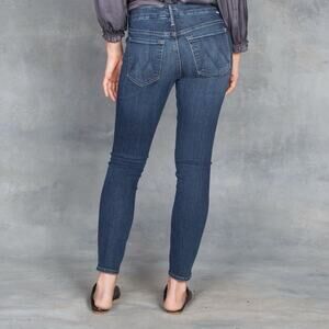 Mother The Looker Crop Jeans Womens‎ Sz 27 Everyday Classic Dark Wash Capsule